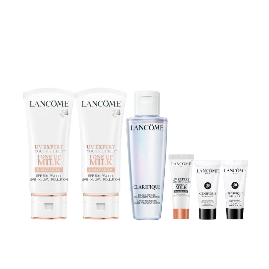 【官網獨家】超輕盈UV煥亮妝前乳SPF50+ PA++++ 重裝組((#粉潤光x2)