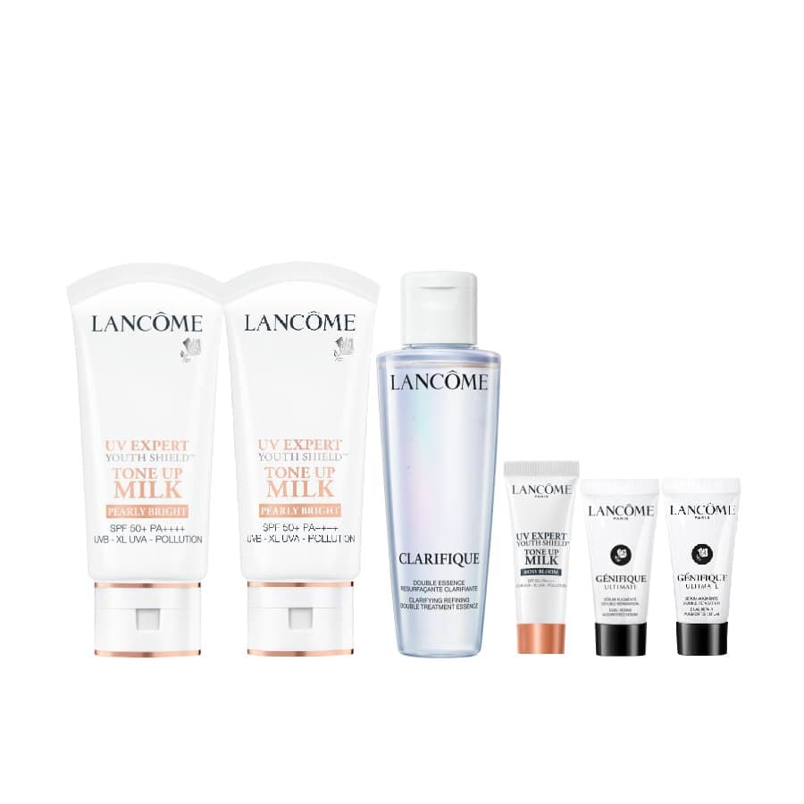 【官網獨家】超輕盈UV煥亮妝前乳SPF50+ PA++++ 重裝組((#珍珠光x2)