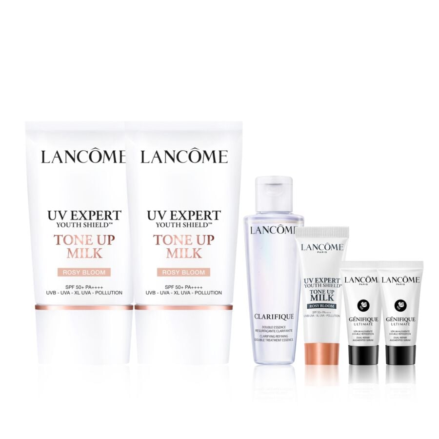 【官網週年慶獨家】超輕盈UV煥亮妝前乳SPF50+ PA++++重裝組(#粉潤光x2)