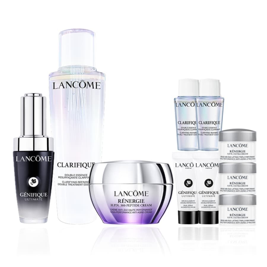 【官網母親節獨家】蘭蔻金三角一次買齊組(小黑瓶PRO30ml+極光水+胜肽霜30ml)