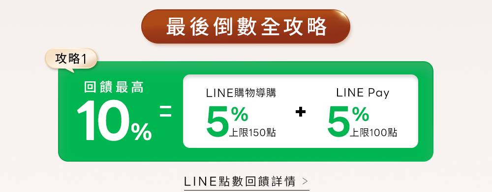 最後倒數全攻略 LINE購物導購與LINE Pay回饋詳情